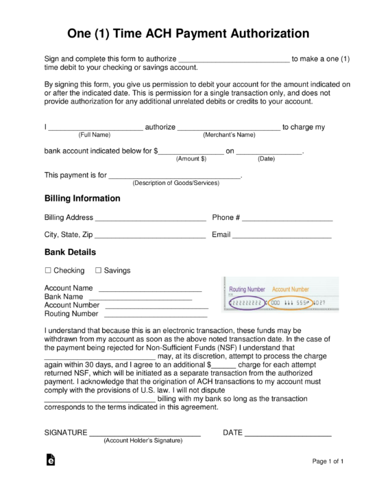 Free Credit Card Authorization Forms (4) Sample PDF Word eForms