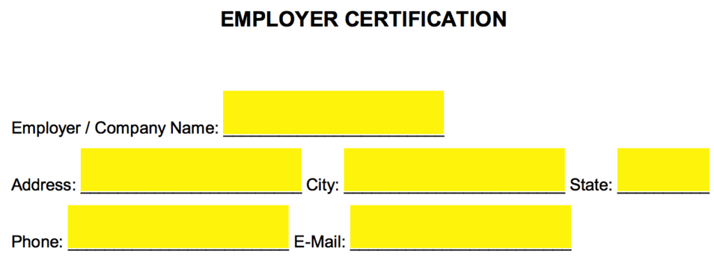 Free Wage Verification Form Pdf Word Eforms