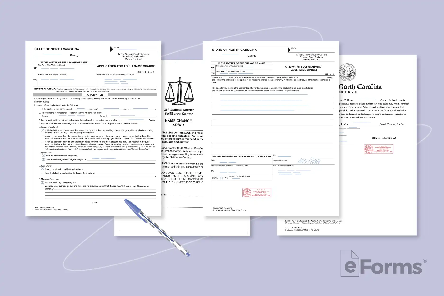 Free North Carolina Name Change Forms Pdf Eforms