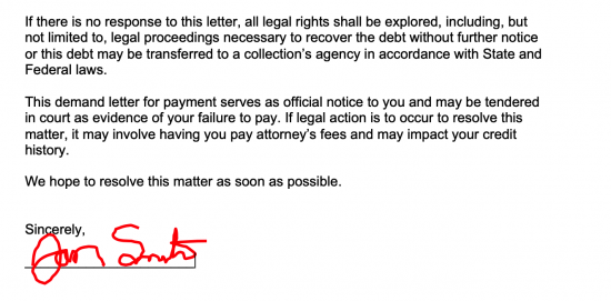 lawyer-letter-to-client-for-payment