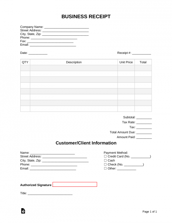 Free Receipt Book Templates Print 3Receipts per Page PDF Word