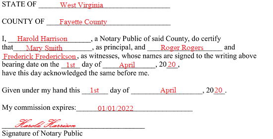 Free West Virginia Advance Directive Form - PDF – eForms