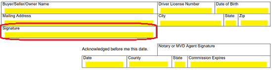 Free Arizona Vehicle Power Of Attorney Form 48 1001 Pdf Eforms 3999