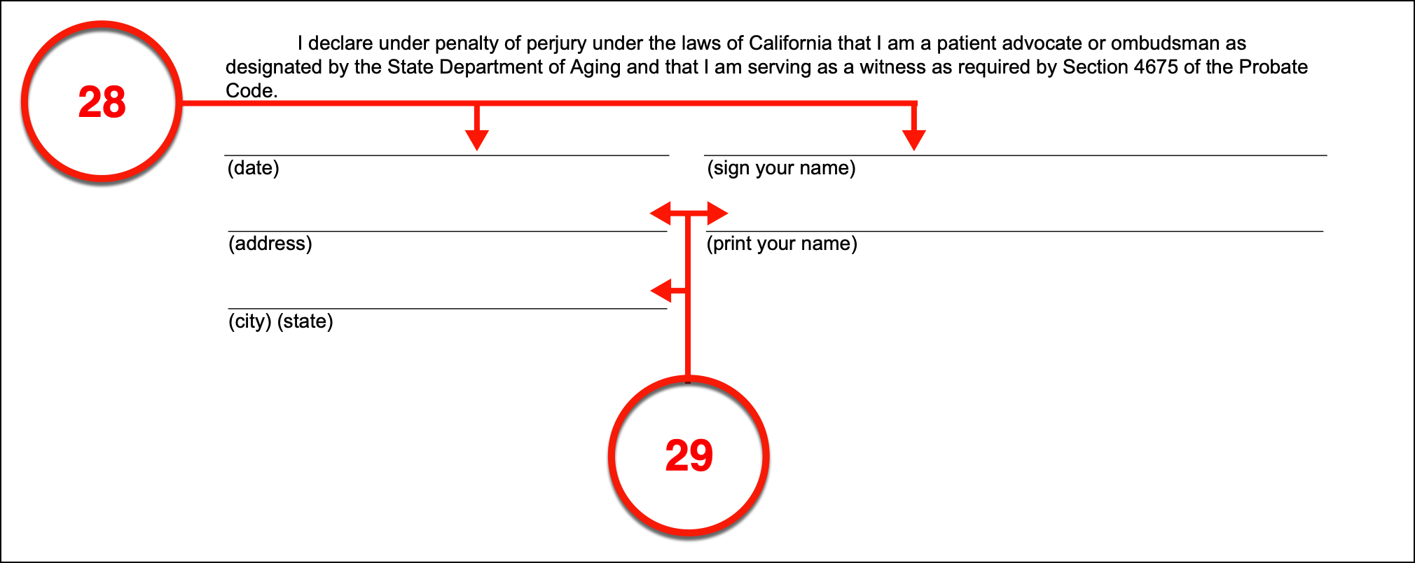 Free California Advance Directive Form PDF eForms