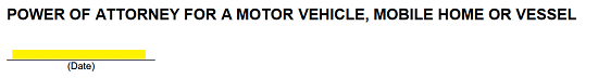 Free Florida Motor Vehicle Power Of Attorney Form Hsmv 82053 Pdf Eforms 5147