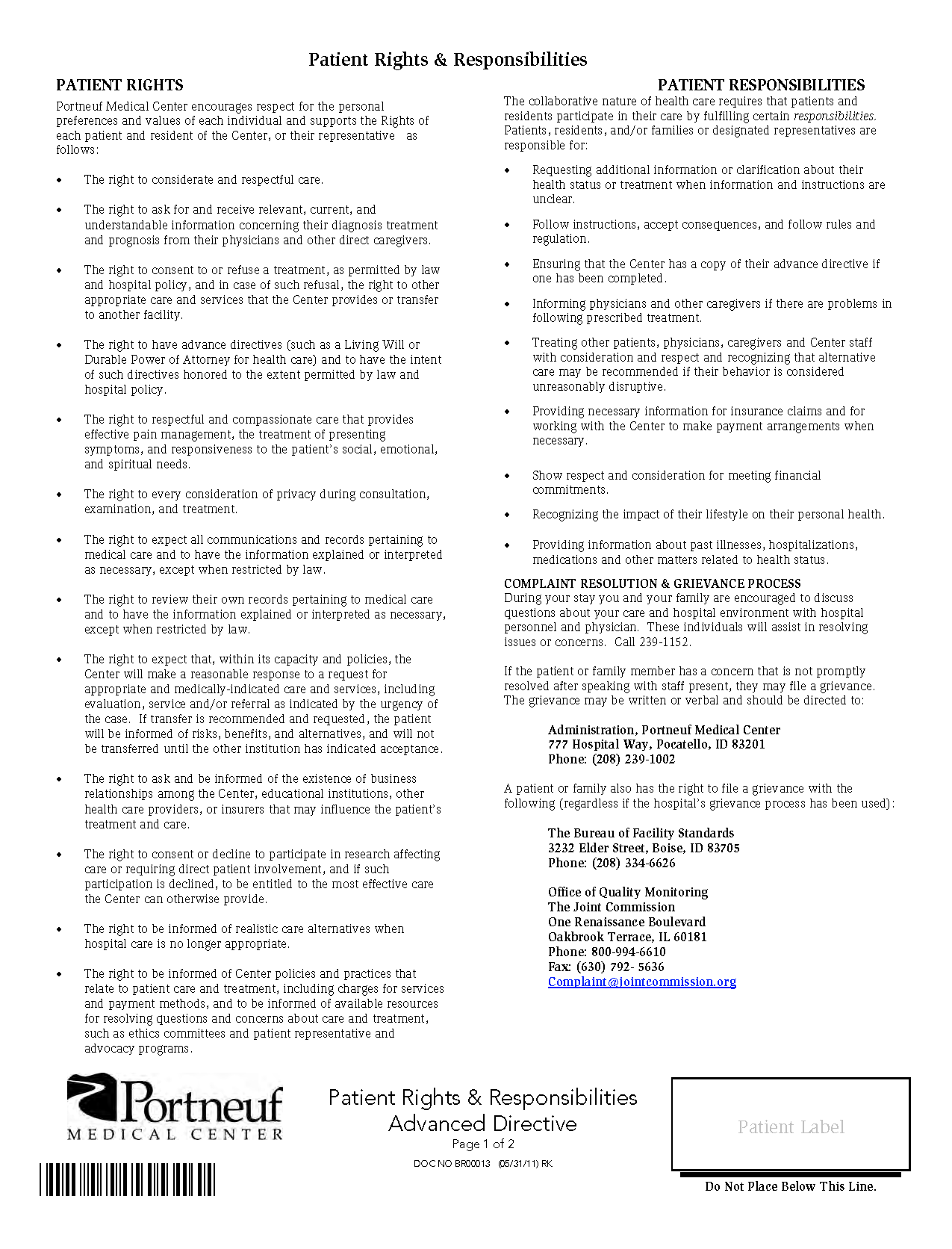 Free Idaho Advance Directive Form - PDF | Word – eForms
