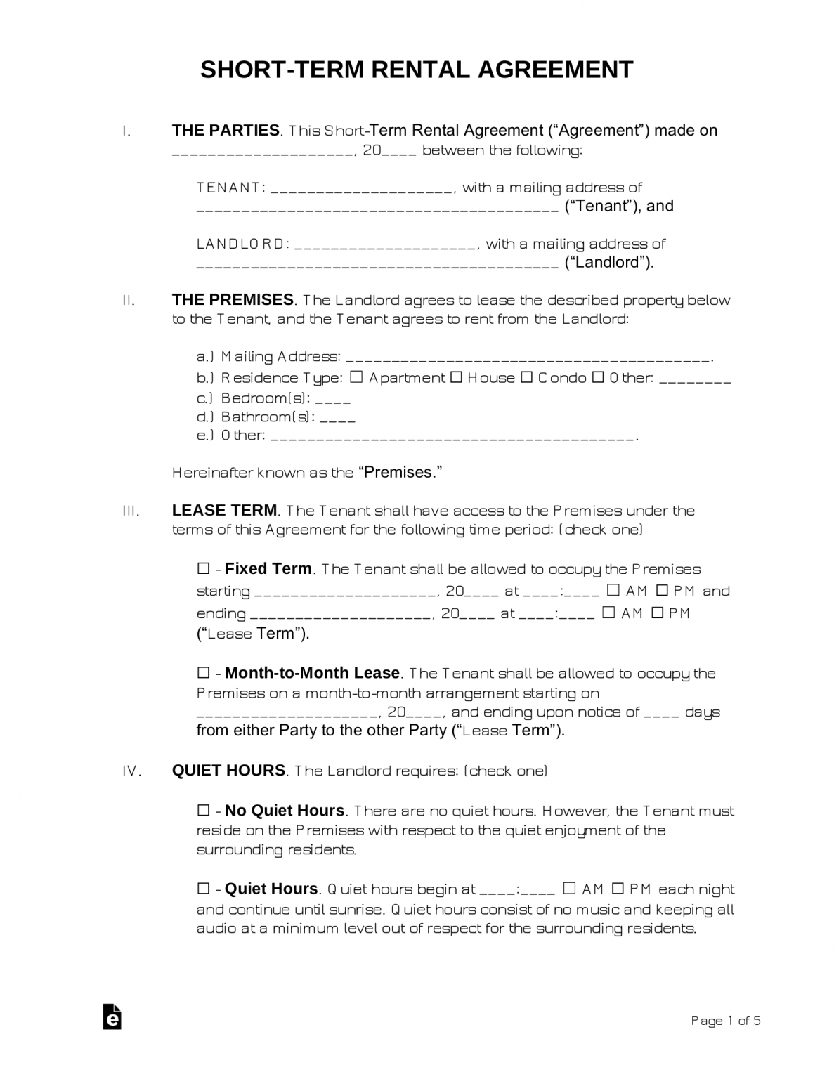 free-short-term-vacation-rental-lease-agreement-pdf-word-eforms