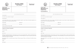 Illinois Motor Vehicle Power of Attorney Form