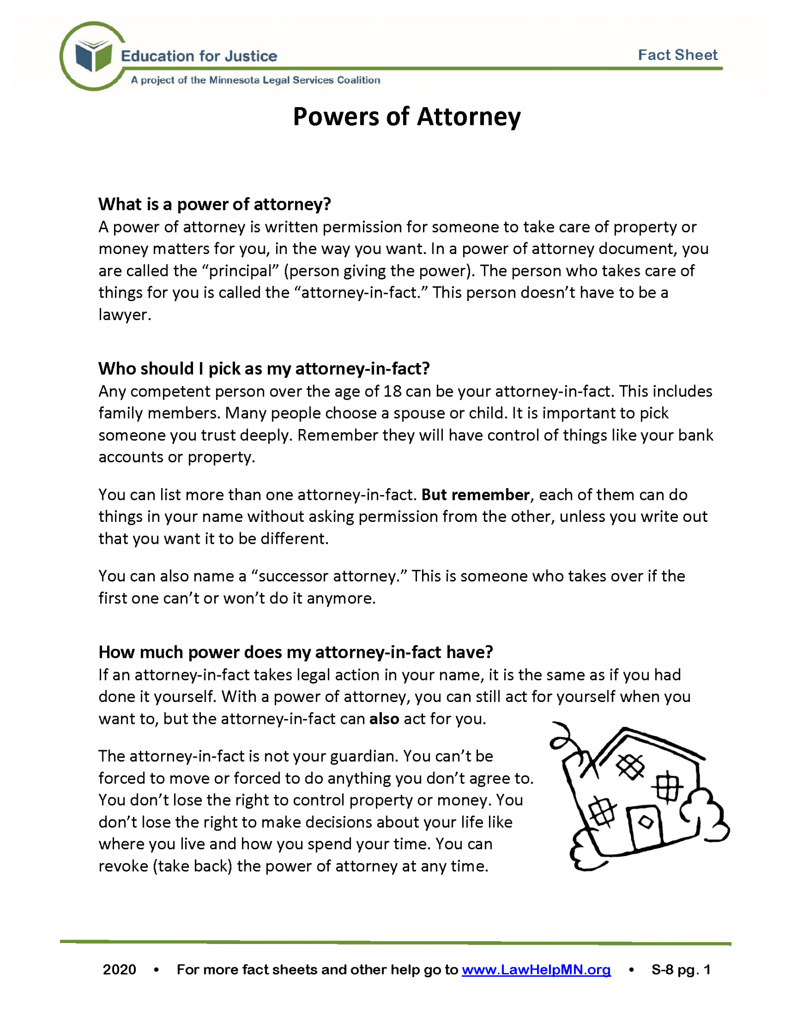 Free Minnesota Durable (Statutory) Power of Attorney Form - PDF – eForms