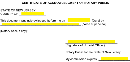 does a will have to be notarized in nj