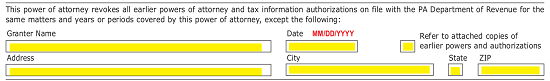 Free Pennsylvania Tax Power Of Attorney Form Rev 677 Pdf Eforms 3601