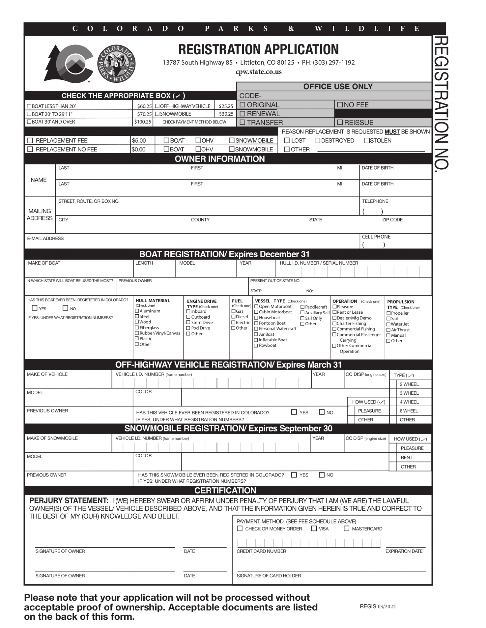 Free Colorado Bill of Sale Forms PDF eForms