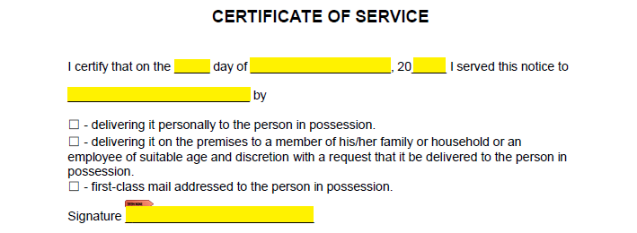 Free North Carolina Eviction Notice Forms (3) - Word | PDF – eForms