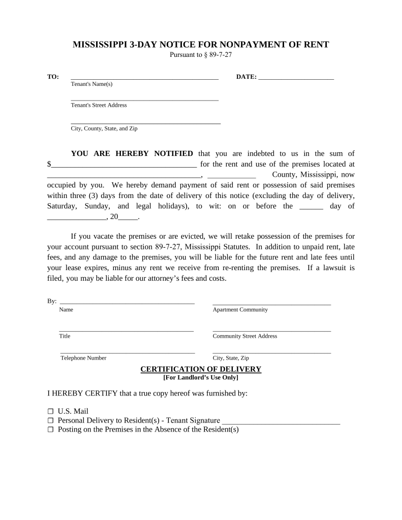 free-mississippi-3-day-notice-to-quit-non-payment-of-rent-pdf-eforms