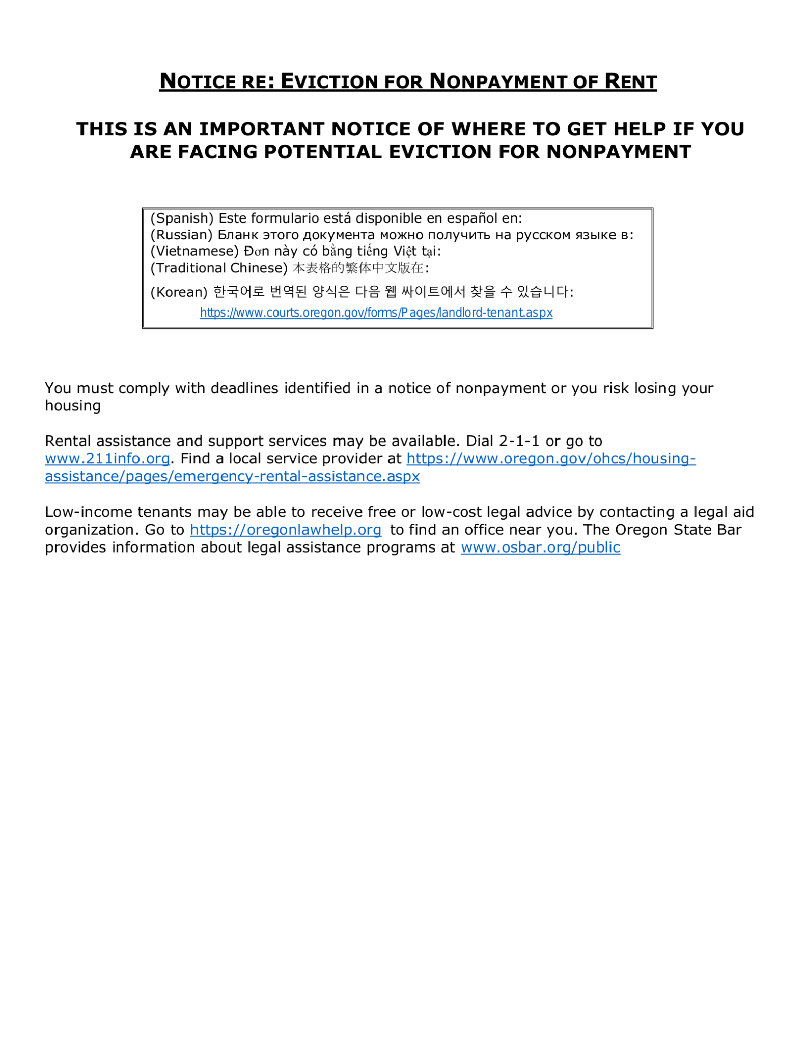 free-oregon-10-13-day-notice-to-quit-form-non-payment-of-rent-pdf