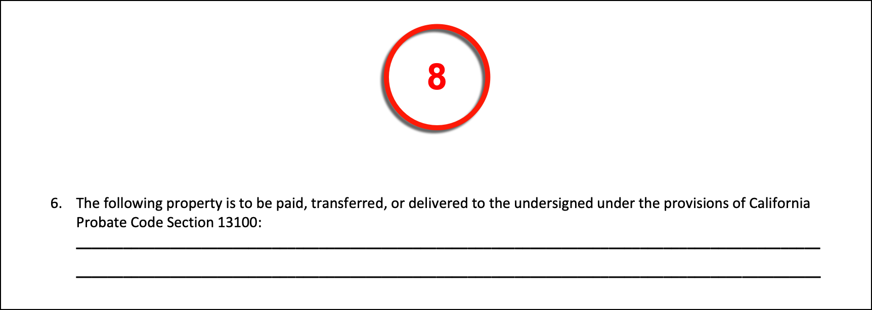 Free California Small Estate Affidavit (Affidavit for Collection of