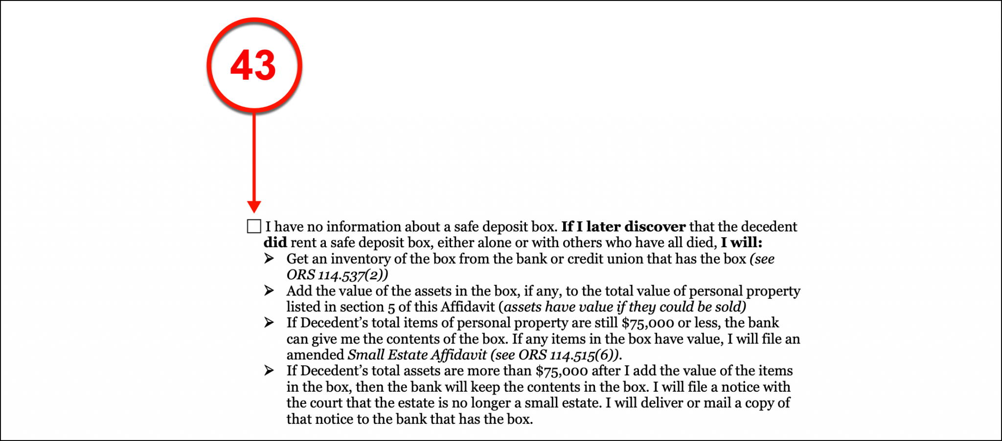Free Oregon Small Estate Affidavit PDF eForms