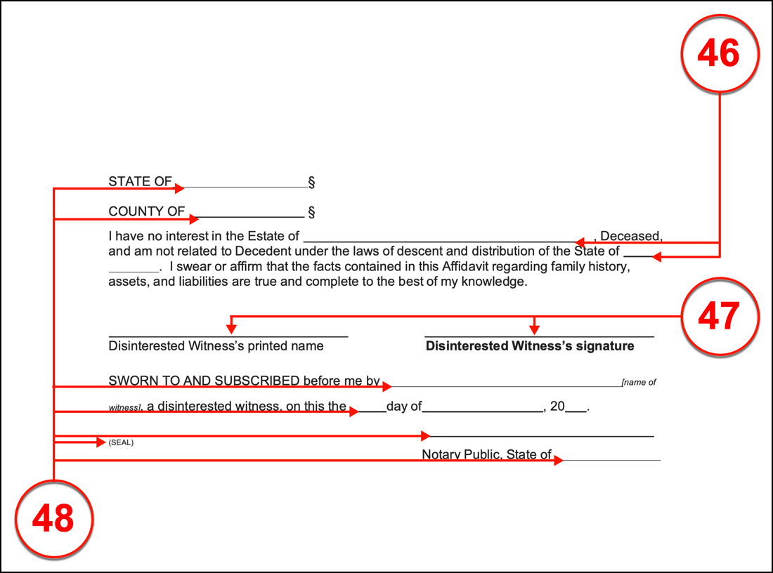 Free Iowa Small Estate Affidavit Form Affidavit for Distribution of