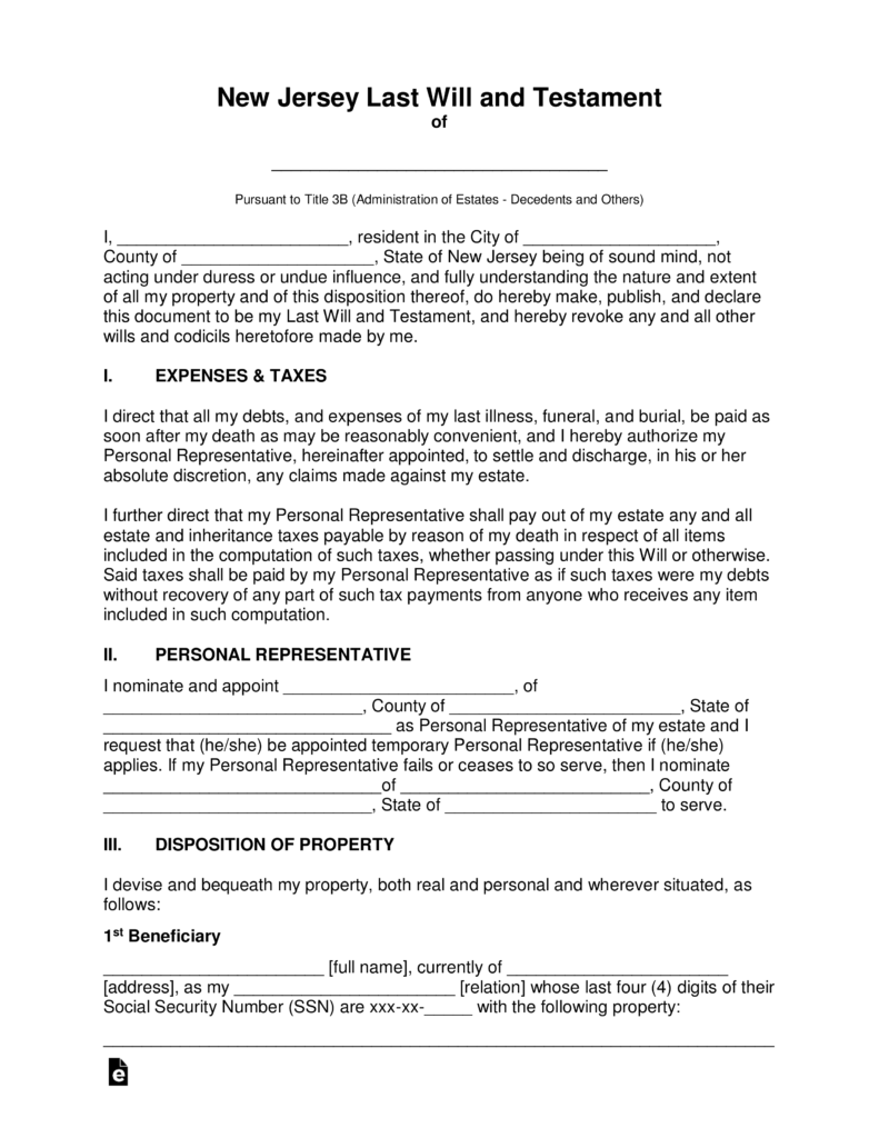 39-last-will-and-testament-forms-templates-templatelab