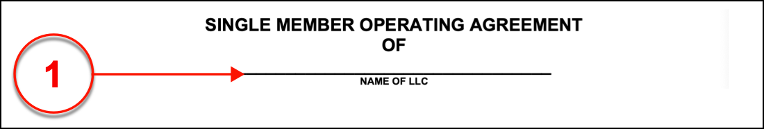 Free Single-Member LLC Operating Agreement Template - PDF | Word – eForms
