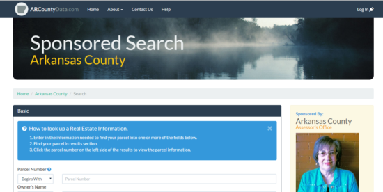 sponsored search for arkansas county
