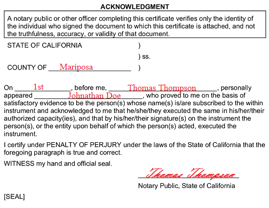 Free California Deed of Trust Form PDF Word eForms