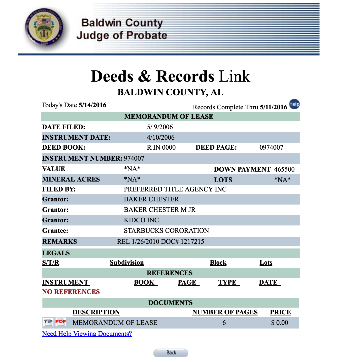 property deeds public record