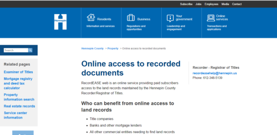 hennepin county property information online access