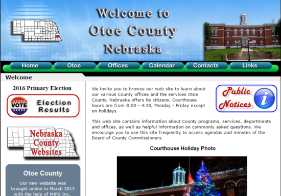 otoe county homepage