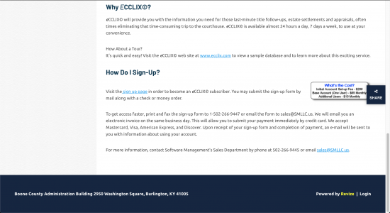 ECCLIX search engine info