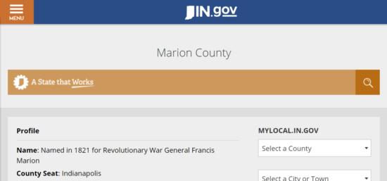 marion county profile page