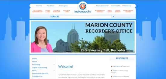 marion county recorder's office homepage