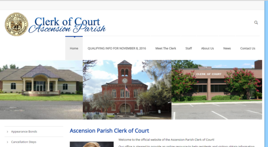 ascension parish clerk of court homepage
