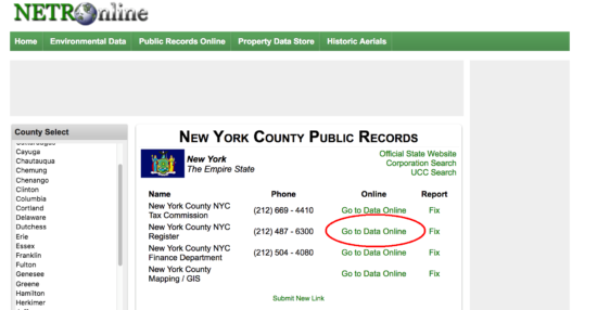 new york public records online data info