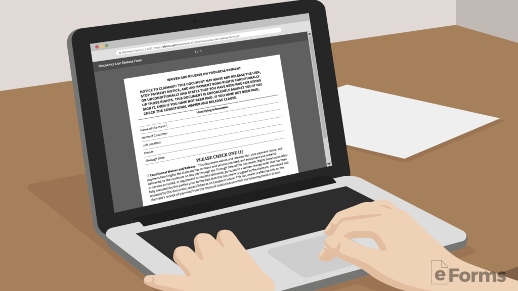 Free Real Estate Lien Release Forms PDF eForms