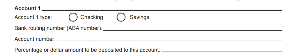 Free Intuitquickbooks Payroll Direct Deposit Form Pdf Eforms 8560