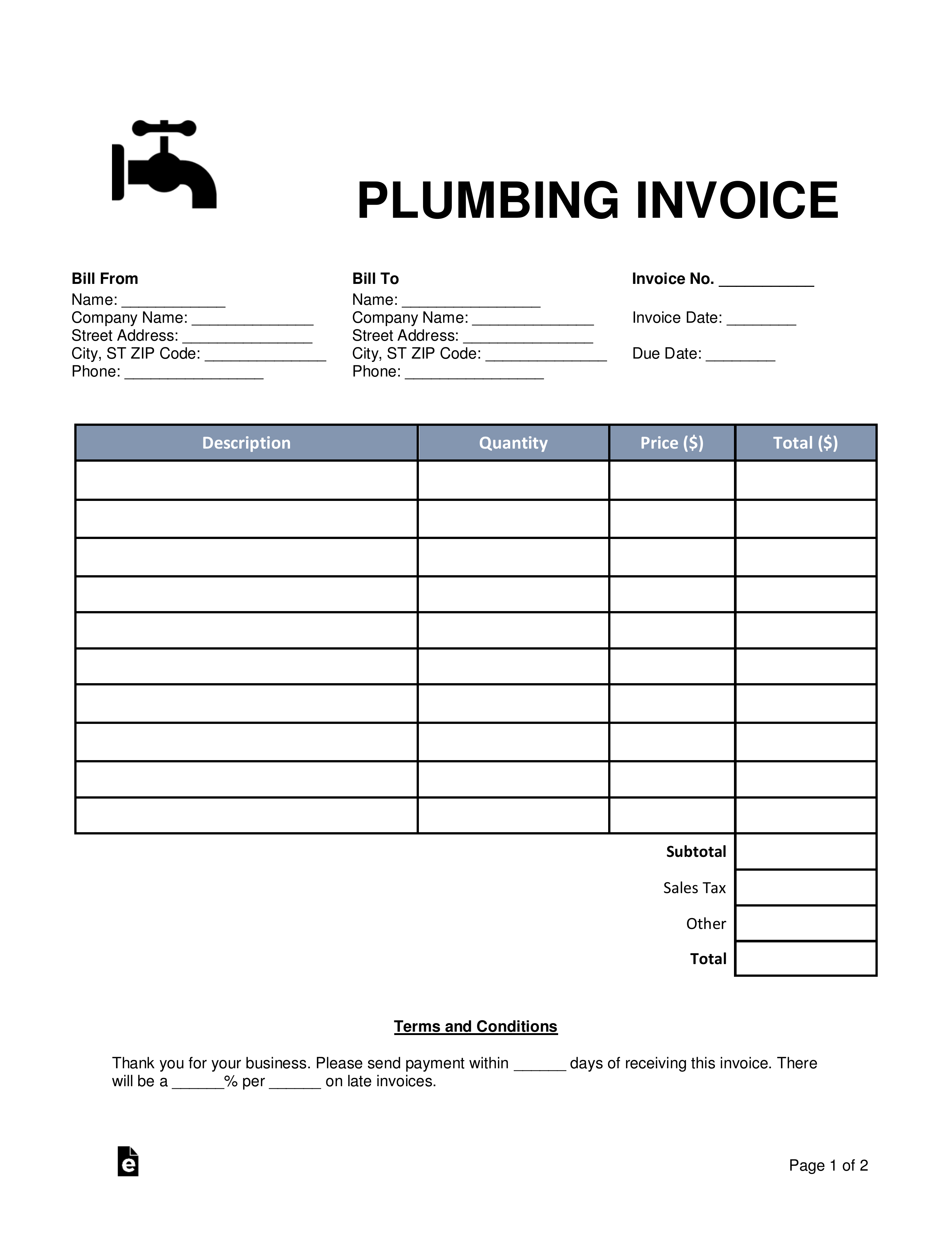 plumbing estimating software free