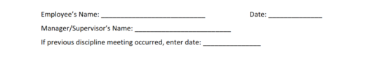 free employee warning notice template word pdf