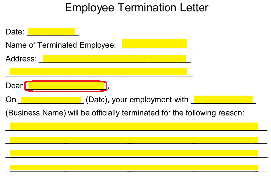 Employee Separation Notice Template from eforms.com