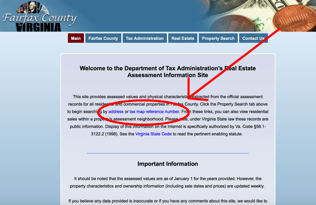 fairfax county property search fairfax county property search