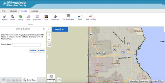 milwaukee county property owner search page