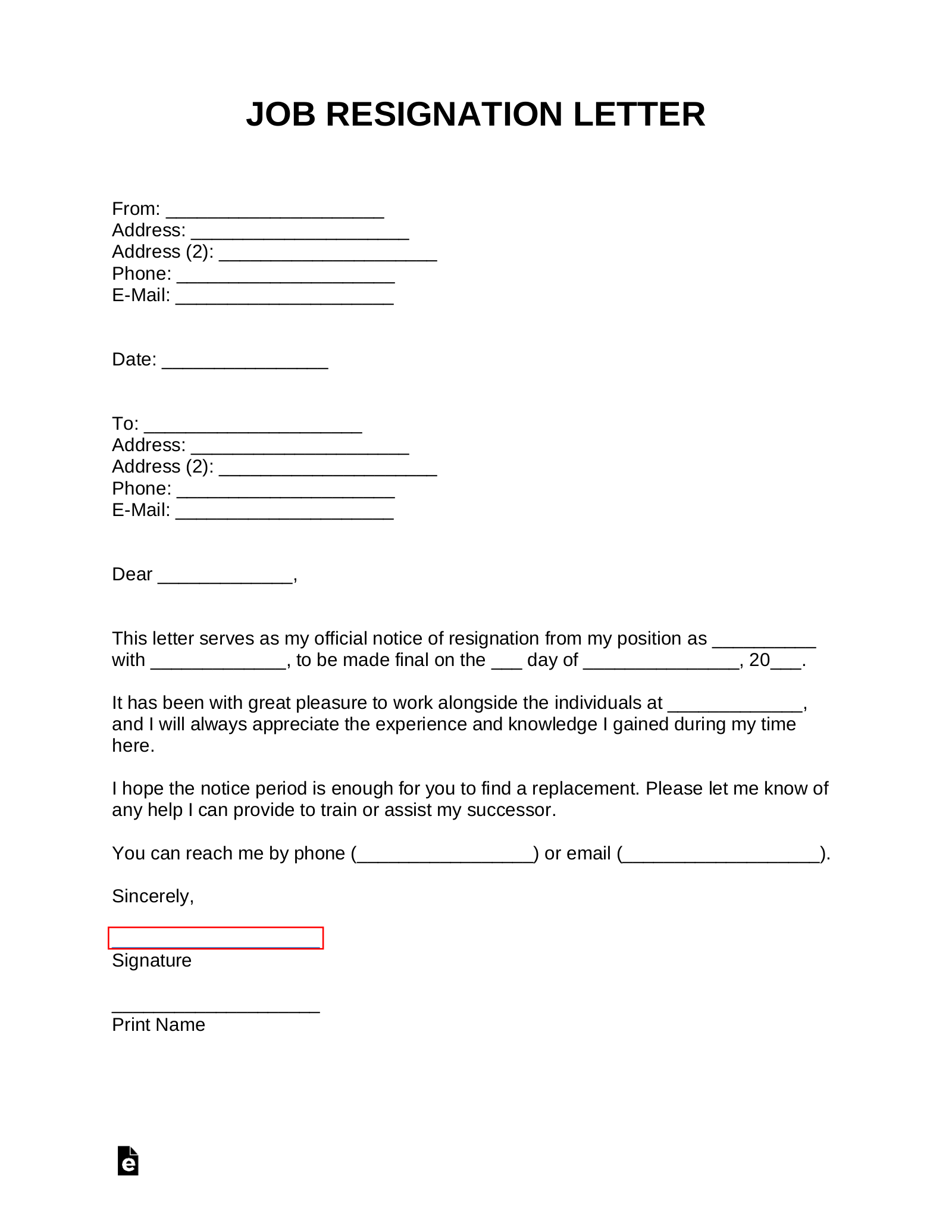 30-day-resignation-letter-template