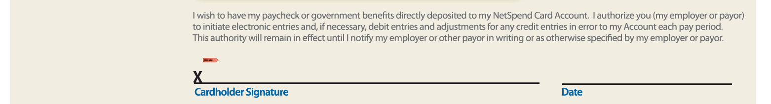 Free NetSpend Direct Deposit Authorization Form PDF EForms