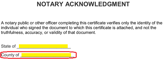 Notary Acknowledgment Canadian Notary Block Example ...