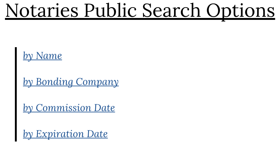 notaries public search options