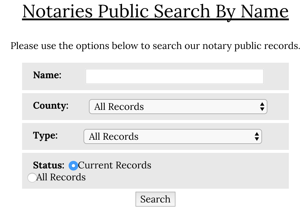 notary public search by name
