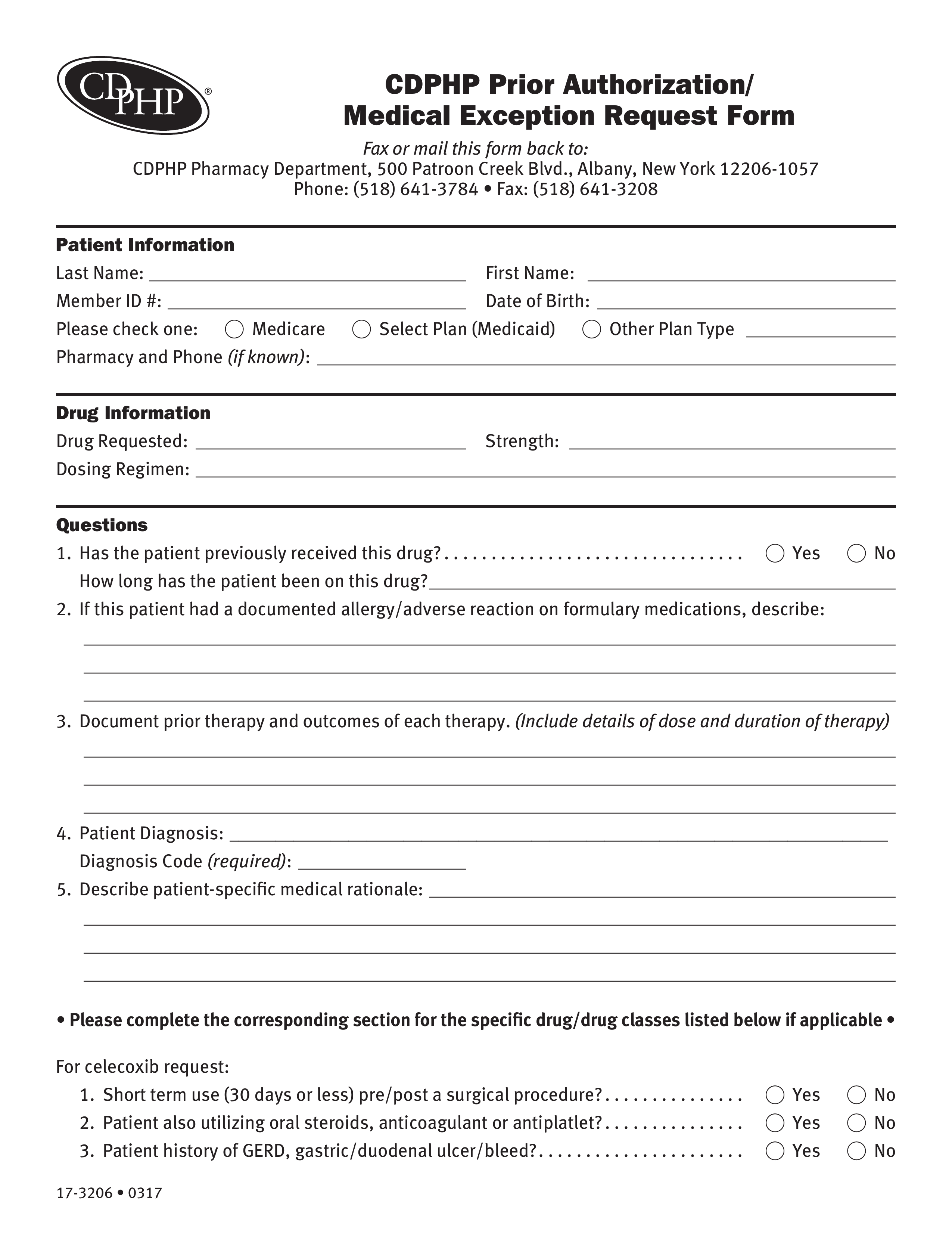 Free Prime Therapeutics Prior Rx Authorization Form Pdf Eforms Bank2home