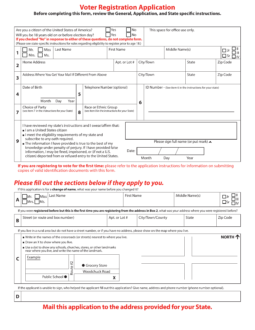 Voter Registration Forms
