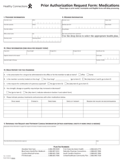 SelectHealth Prior (Rx) Authorization Form