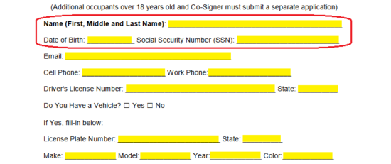 Free Tenant (Renter) Background Check Form - Word | PDF | eForms – Free ...